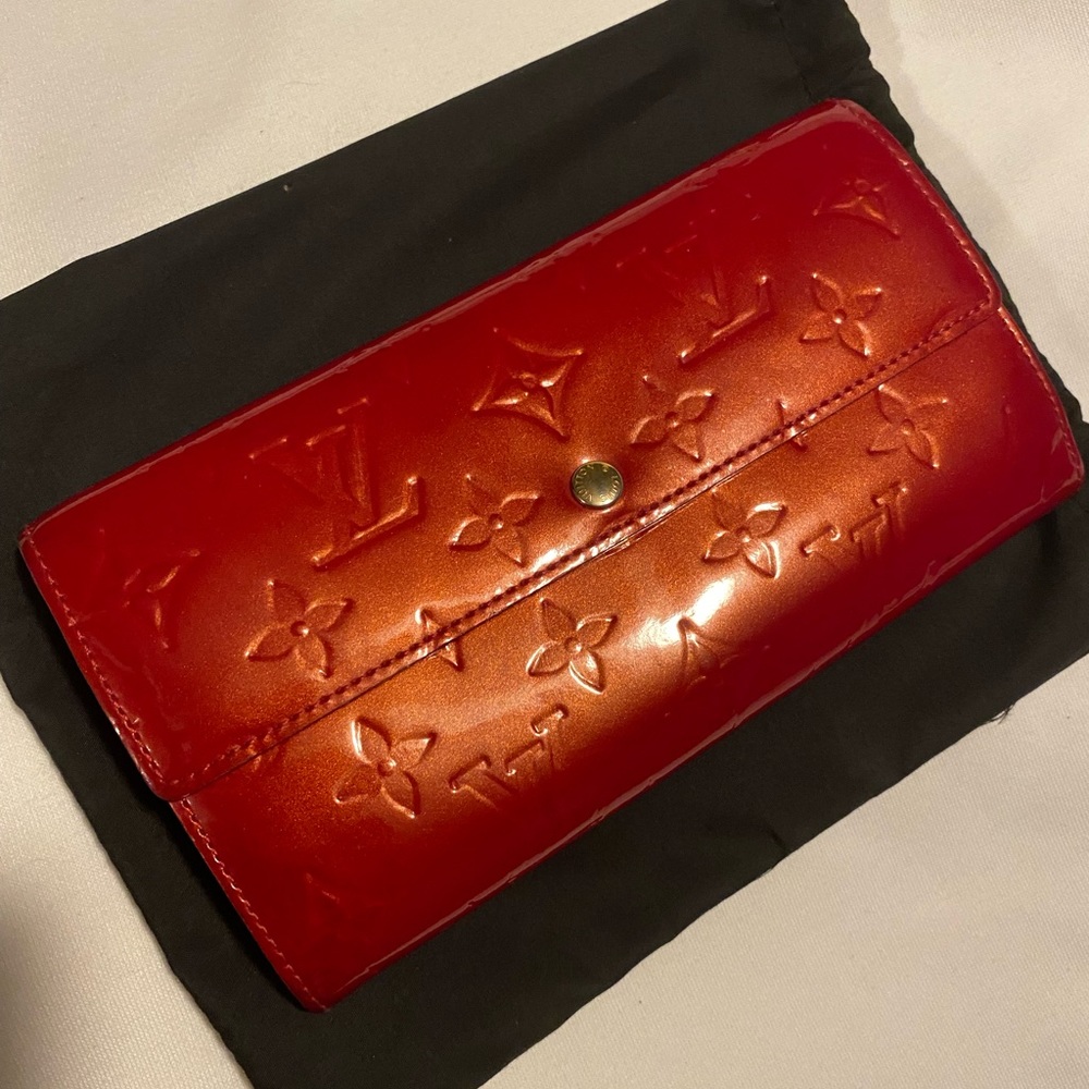 Louis Vuitton Monogram Vernis Sarah long Wallet ❤️